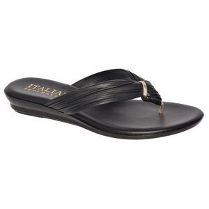 Italian Shoemakers Aleena Black Womens sandals 11 NEW
